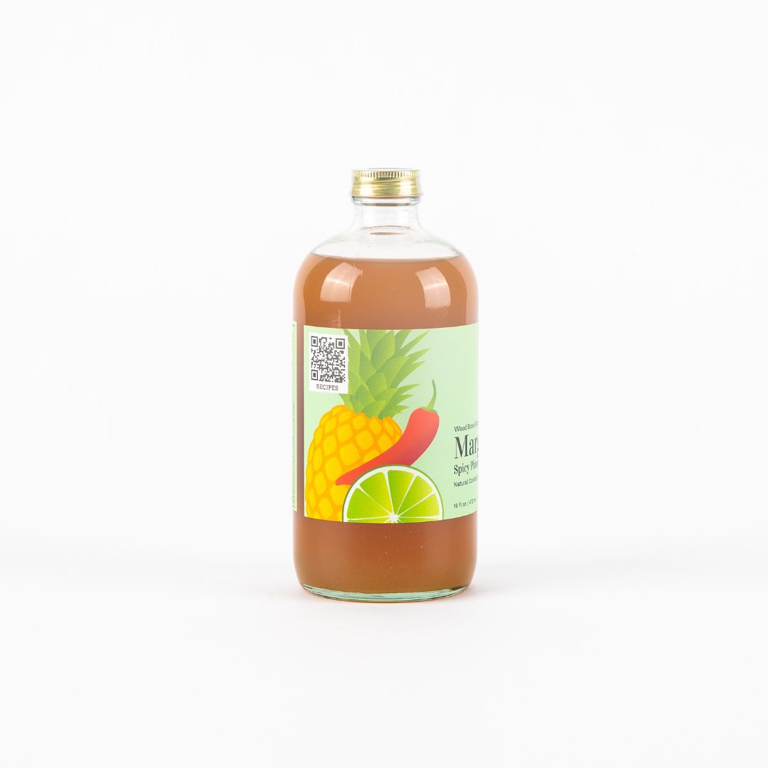 Margarita (Spicy Pineapple & Lime) Cocktail & Mocktail Mixer, 16 fl oz