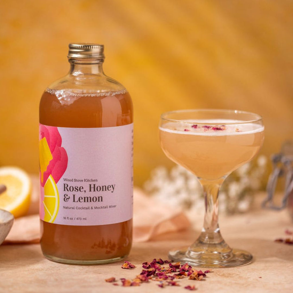 Rose, Honey & Lemon Cocktail & Mocktail Mixer, 16 fl oz