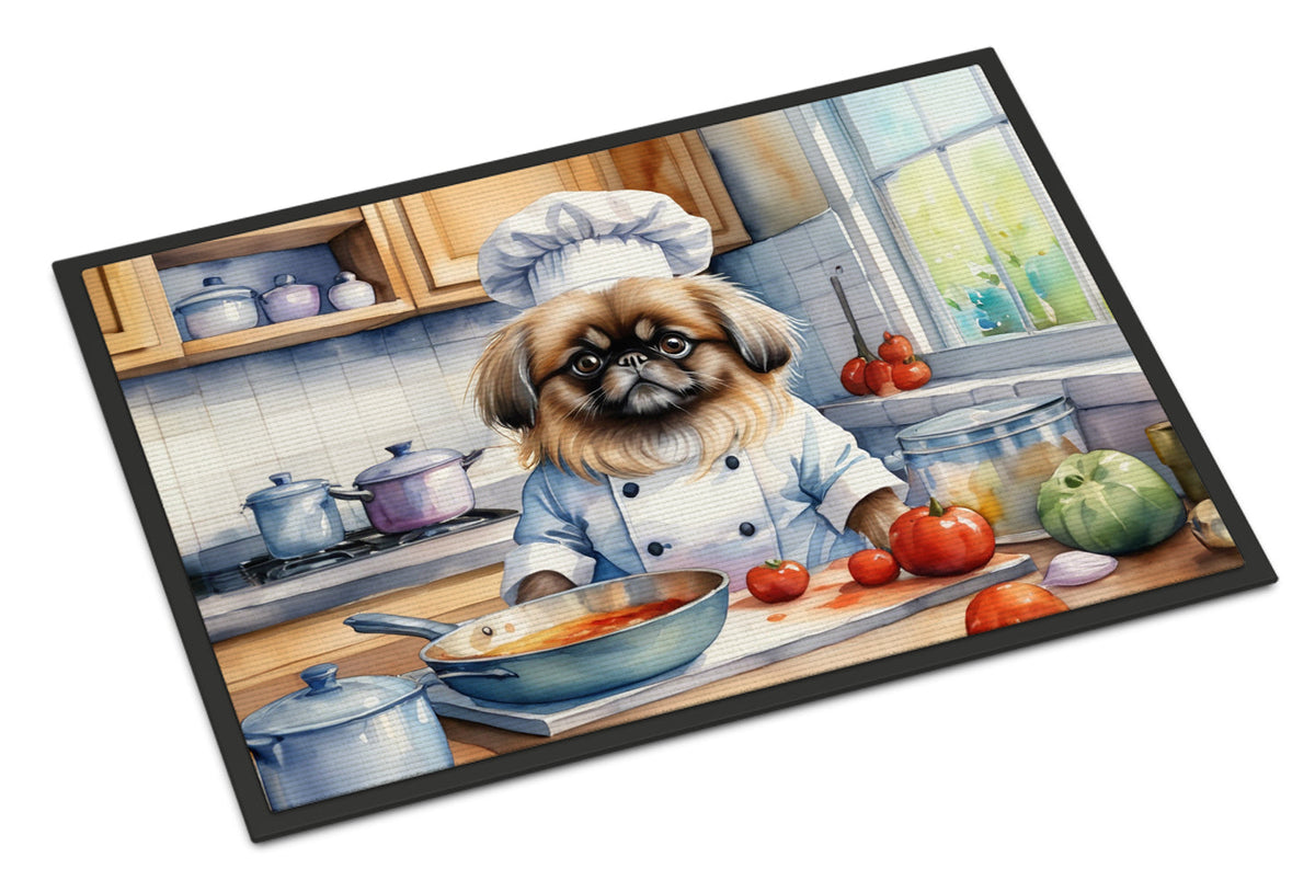 Pekingese The Chef Doormat-0