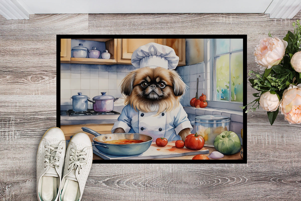 Pekingese The Chef Doormat-1