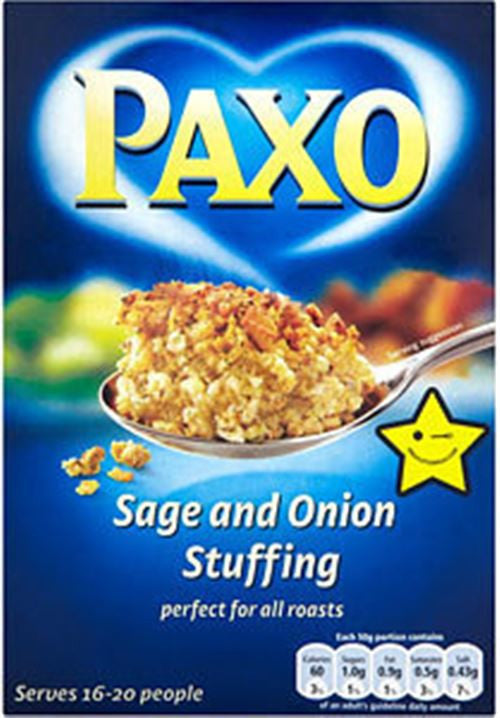 Paxo Sage & Onion Stuffing Large Box 340g