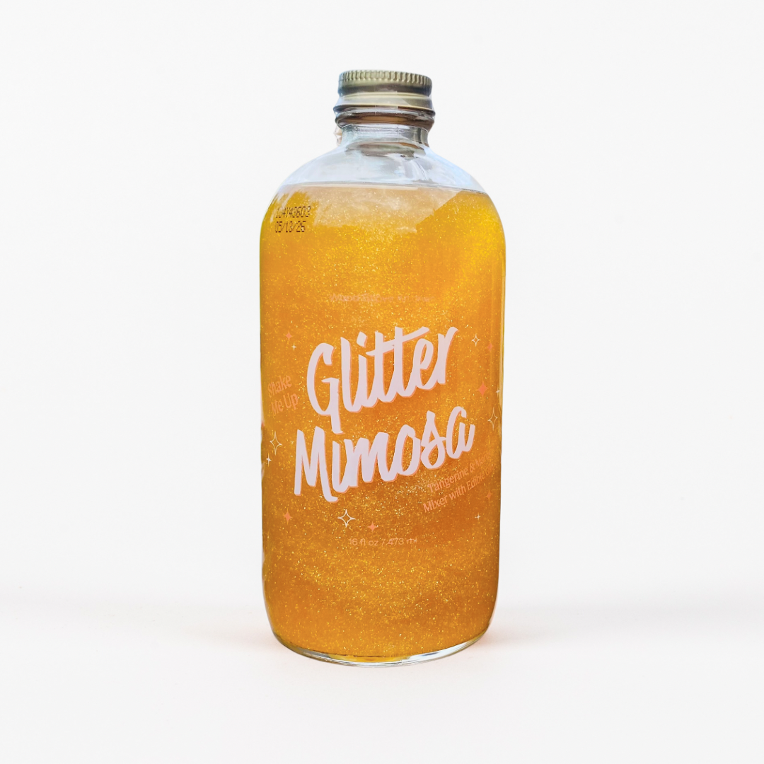 Glitter Cocktail Box: 3 of Our Glitter-Infused Mixers (Glitter Sangria, Glitter Mimosa & Glitter Simple Syrup)