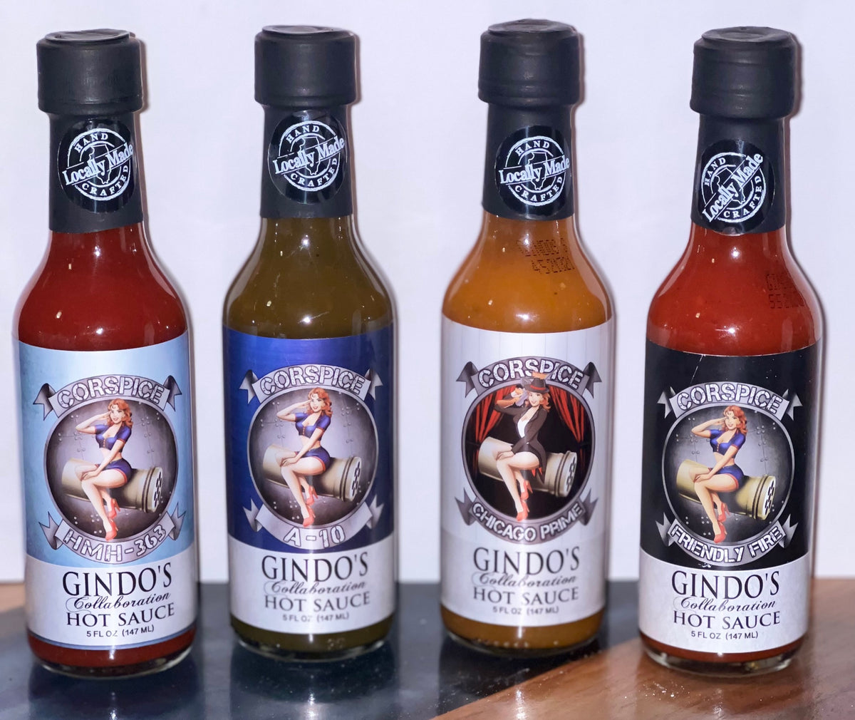 4 Pack of Hot Sauce